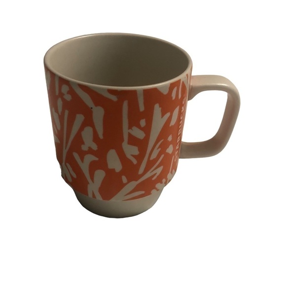 Starbucks Summer 2016 Orange Floral 12oz Mug - Picture 3 of 5